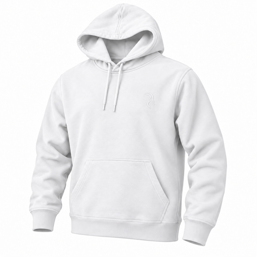 DIXWAR Women Premium Oversized Hoodie – White