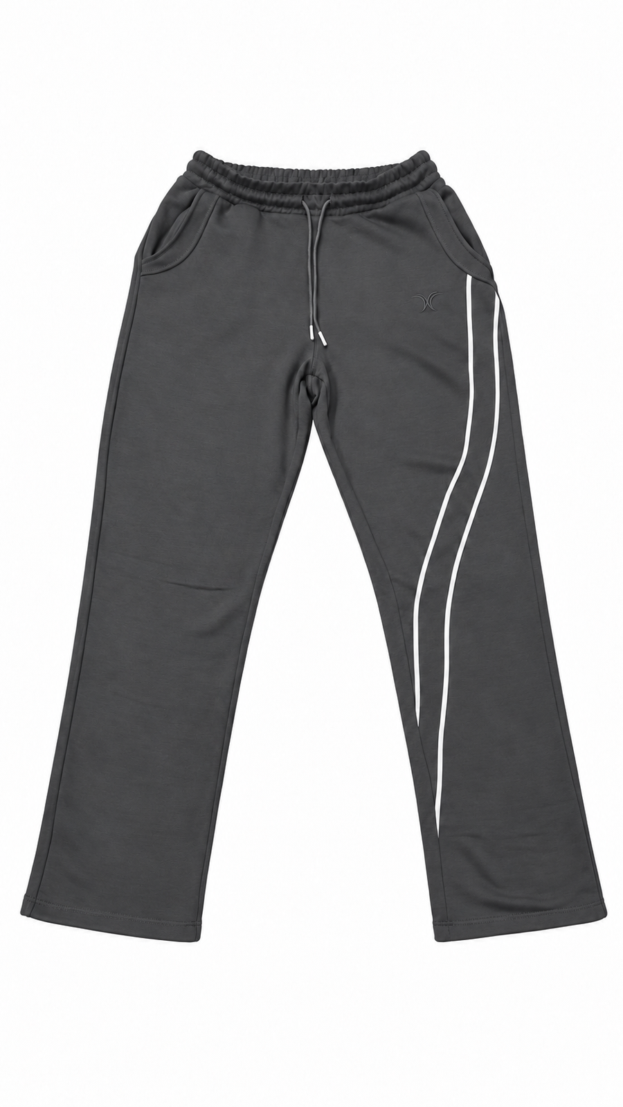 DIXWAR Women Premium Oversized Sweatpants – Smoky Grey
