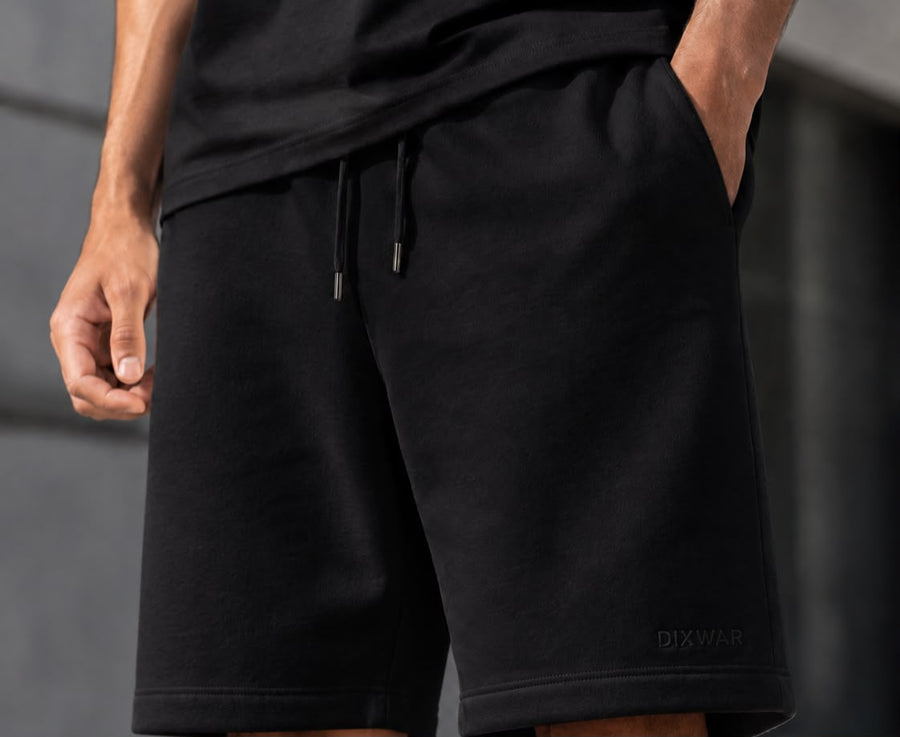 DIXWAR Premium Oversized Shorts – Black