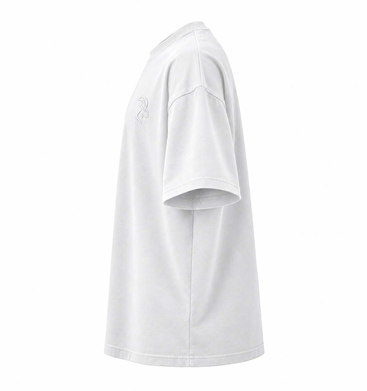 DIXWAR Women Premium Oversized Tee – White
