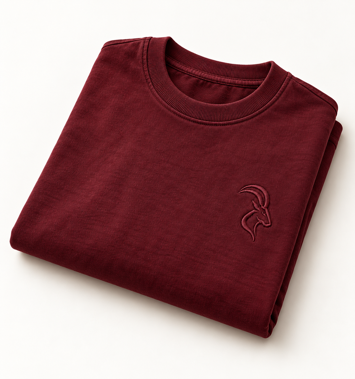 DIXWAR Women Premium Oversized Tee – Burgundy