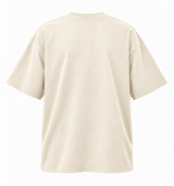 DIXWAR Women Premium Oversized Tee – Cream