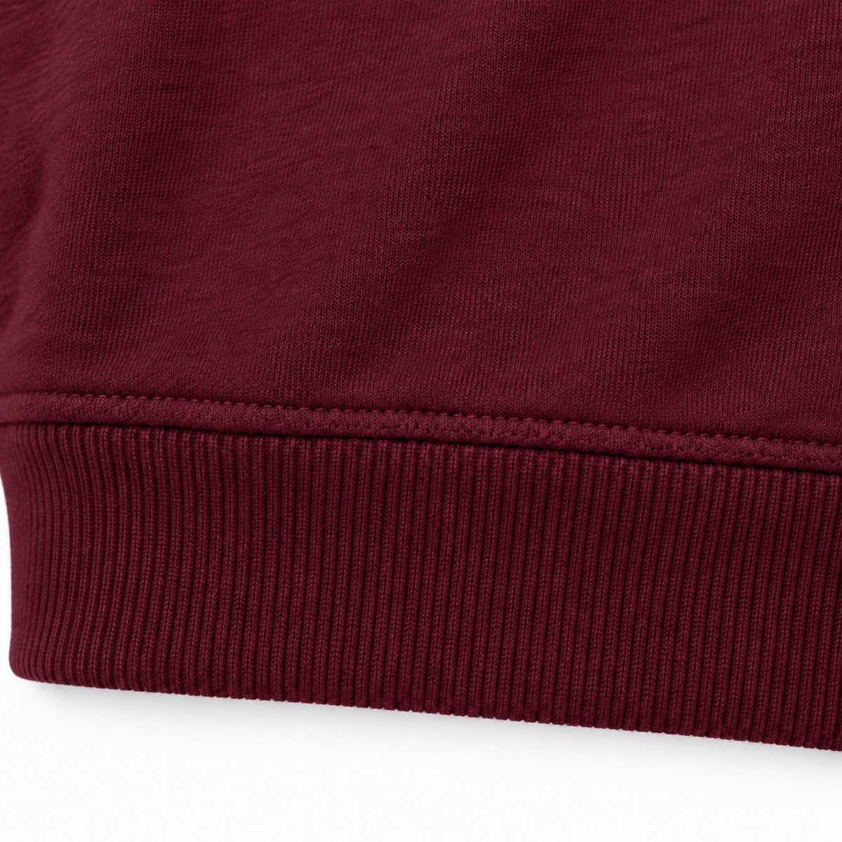 DIXWAR Premium Bol Kesim Kapüşonlu Sweatshirt – Bordo