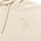 DIXWAR Premium Bol Kesim Kapüşonlu Sweatshirt – Krem