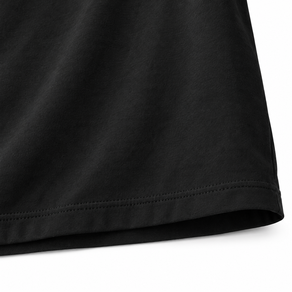 DIXWAR Premium Oversized Long Sleeve T-Shirt - Black