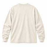 DIXWAR Premium Oversized Long Sleeve T-Shirt - Cream
