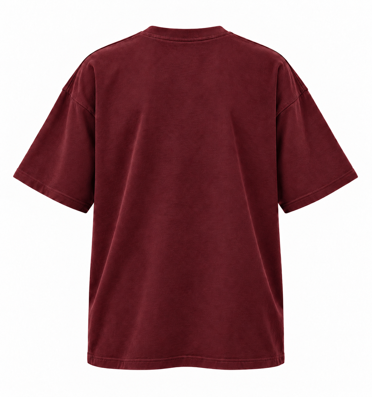 DIXWAR Women Premium Oversized Tee – Burgundy