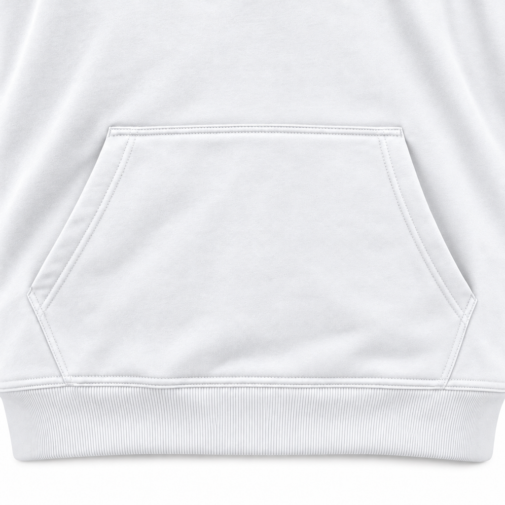 DIXWAR Premium Oversized-Hoodie – Weiß