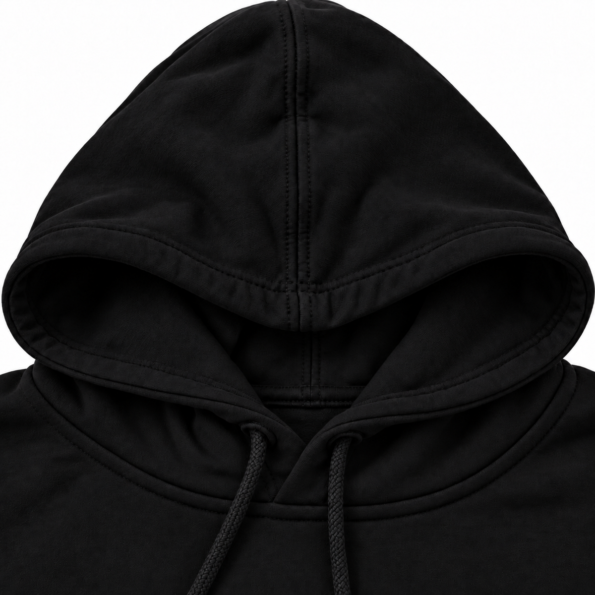 DIXWAR Premium Bol Kesim Kapüşonlu Sweatshirt – Siyah