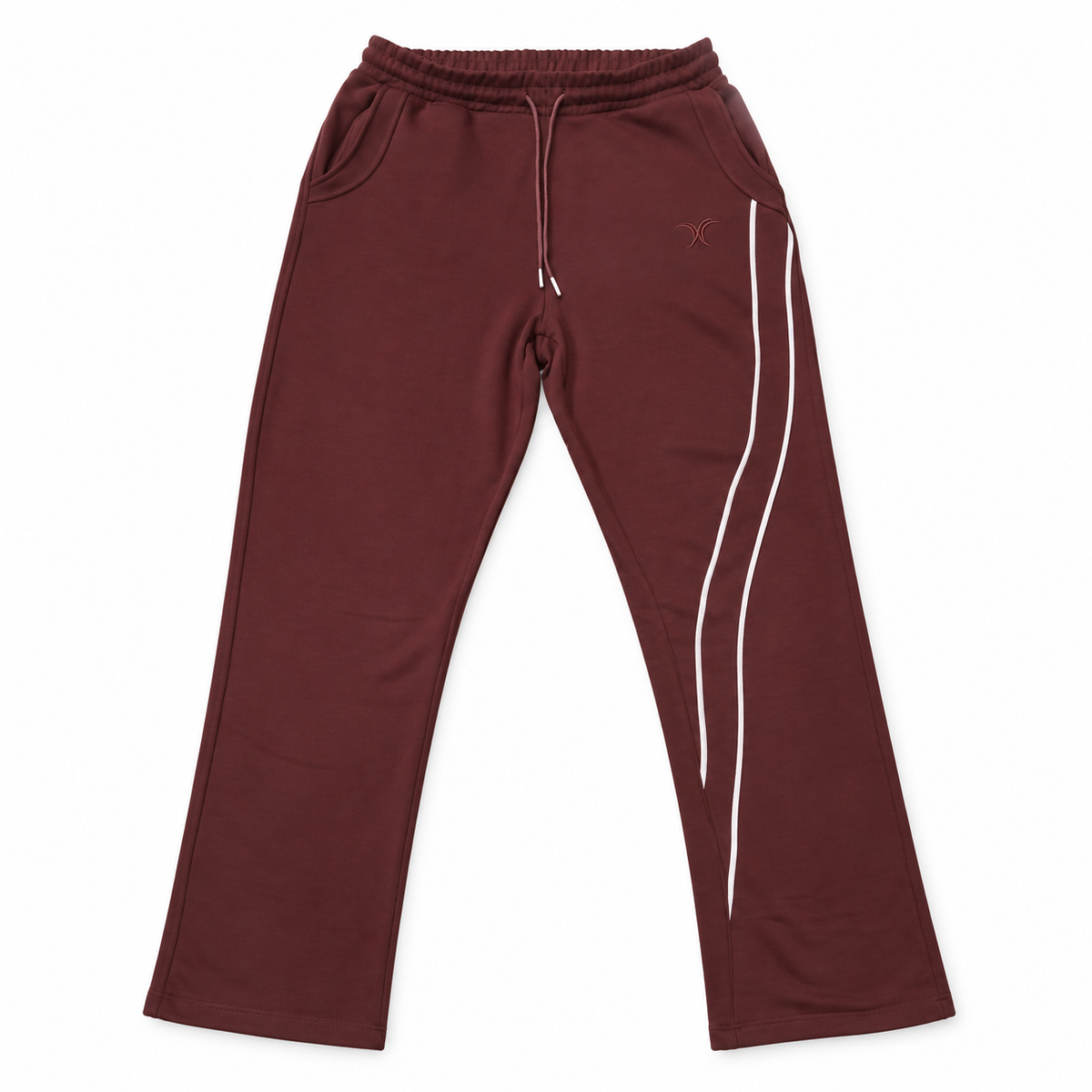 DIXWAR Women Premium Oversized Sweatpants – Burgundy