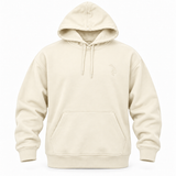 DIXWAR Premium Bol Kesim Kapüşonlu Sweatshirt – Krem