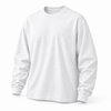 DIXWAR Women Premium Oversized Long Sleeve T-Shirt – White