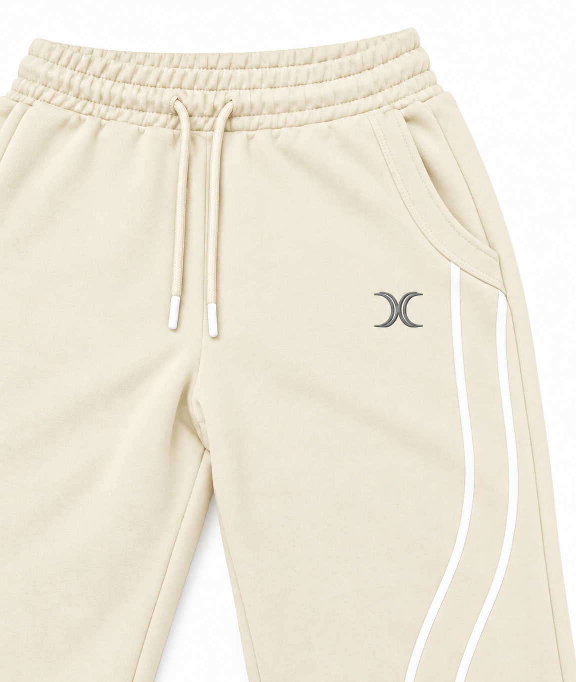 DIXWAR Premium Oversized-Jogginghose – Creme