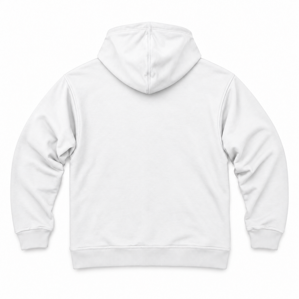 DIXWAR Premium Oversized-Hoodie – Weiß