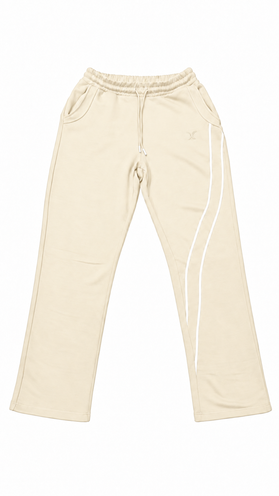 DIXWAR Women Signature Sweatpants – Cream