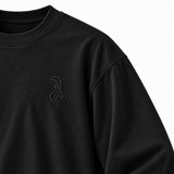 DIXWAR Premium Oversized Long Sleeve T-Shirt - Black