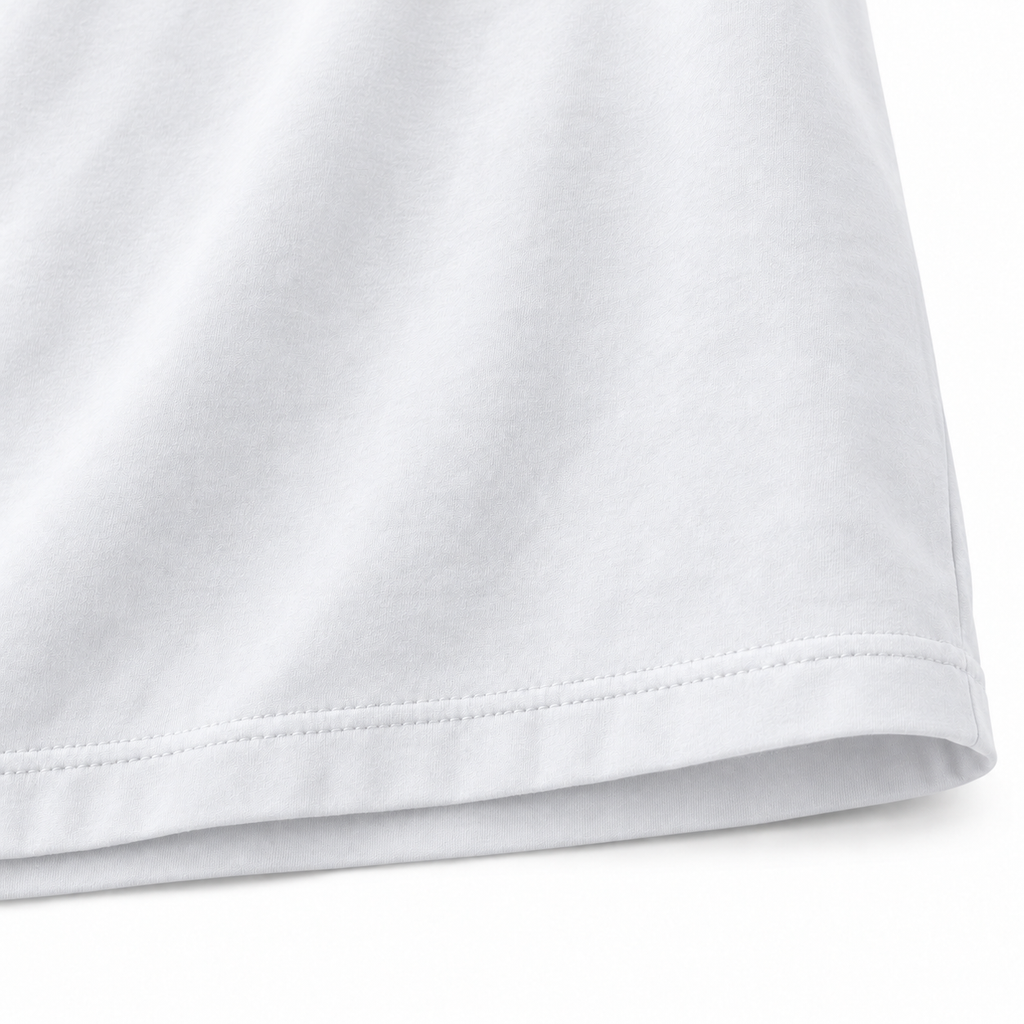 DIXWAR Premium Oversized Long Sleeve T-Shirt - White