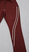 DIXWAR Women Premium Oversized Sweatpants – Burgundy