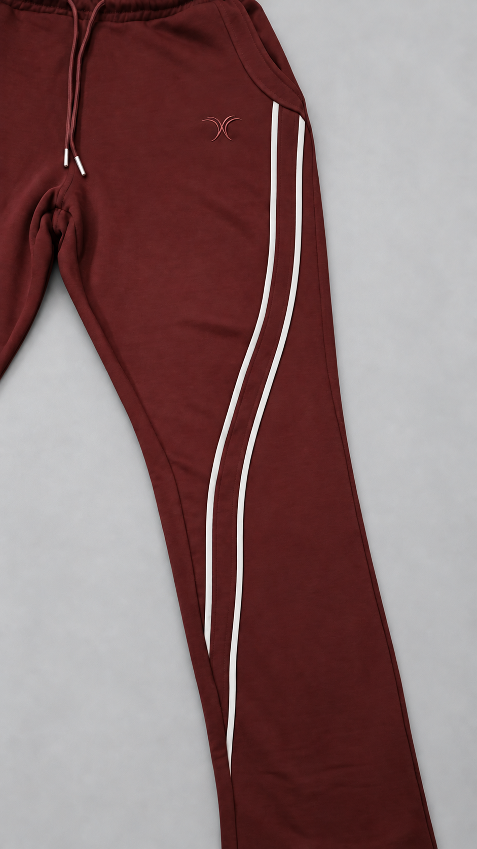 DIXWAR Premium Bol Kesim Eşofman Altı – Bordo