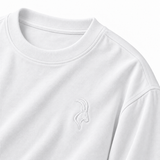 DIXWAR Premium Oversized Long Sleeve T-Shirt - White