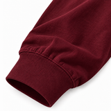 DIXWAR Premium Oversized Long Sleeve T-Shirt - Burgundy