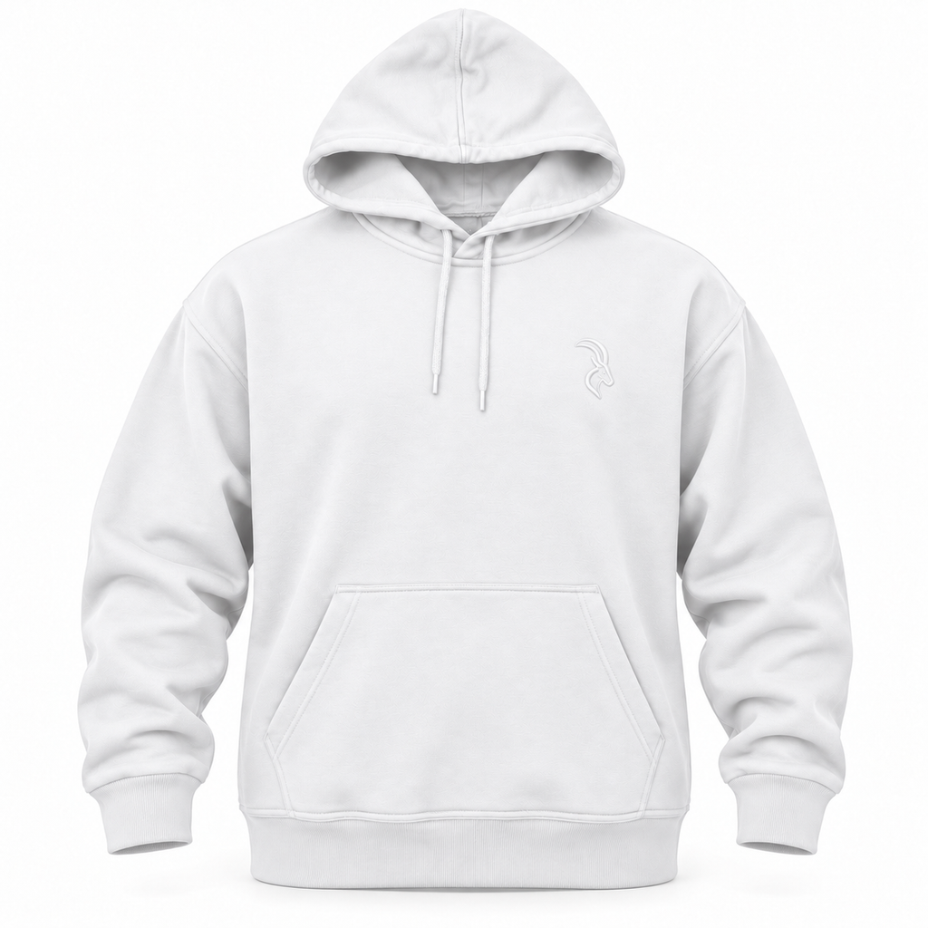 DIXWAR Premium Oversized-Hoodie – Weiß