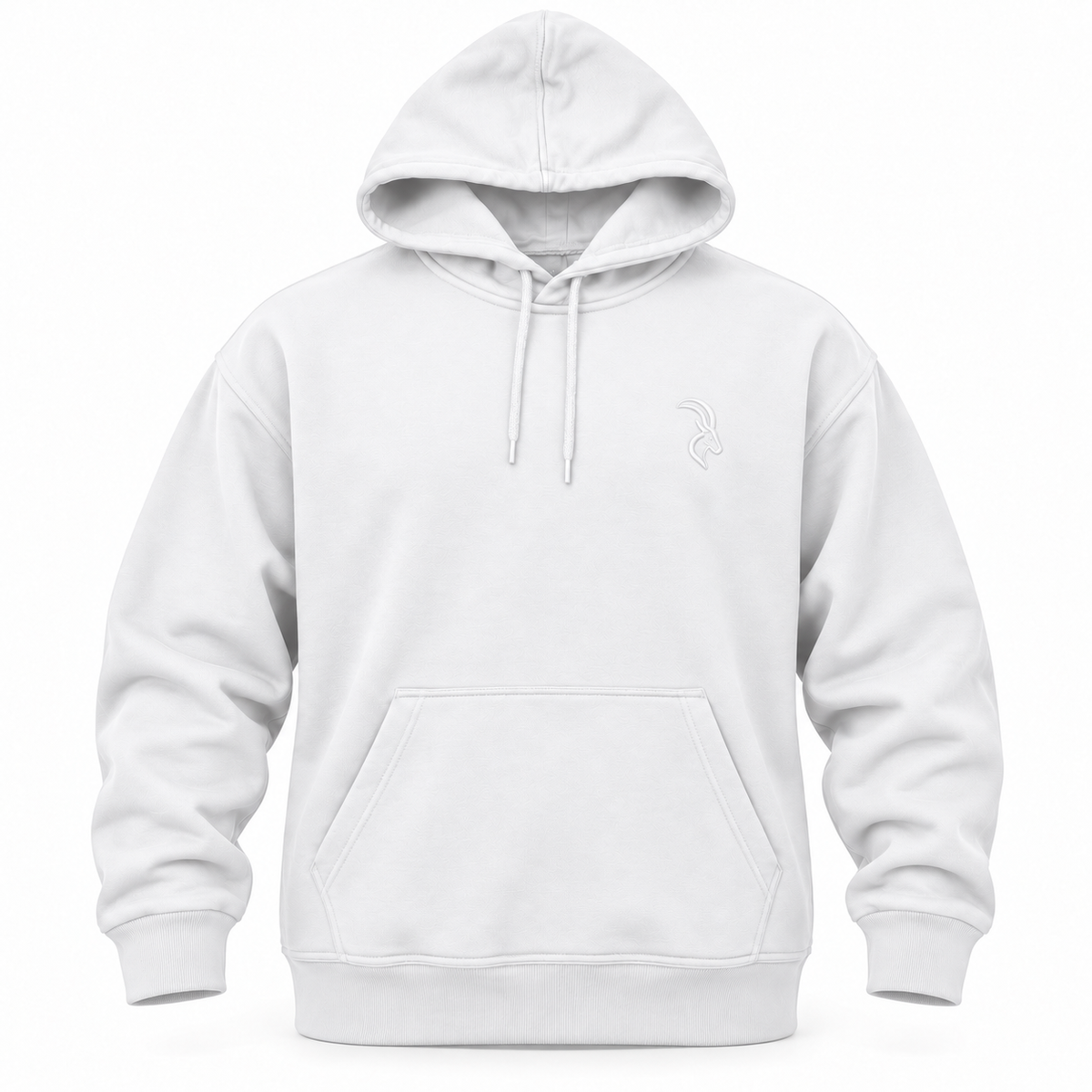 DIXWAR Premium Oversized-Hoodie – Weiß