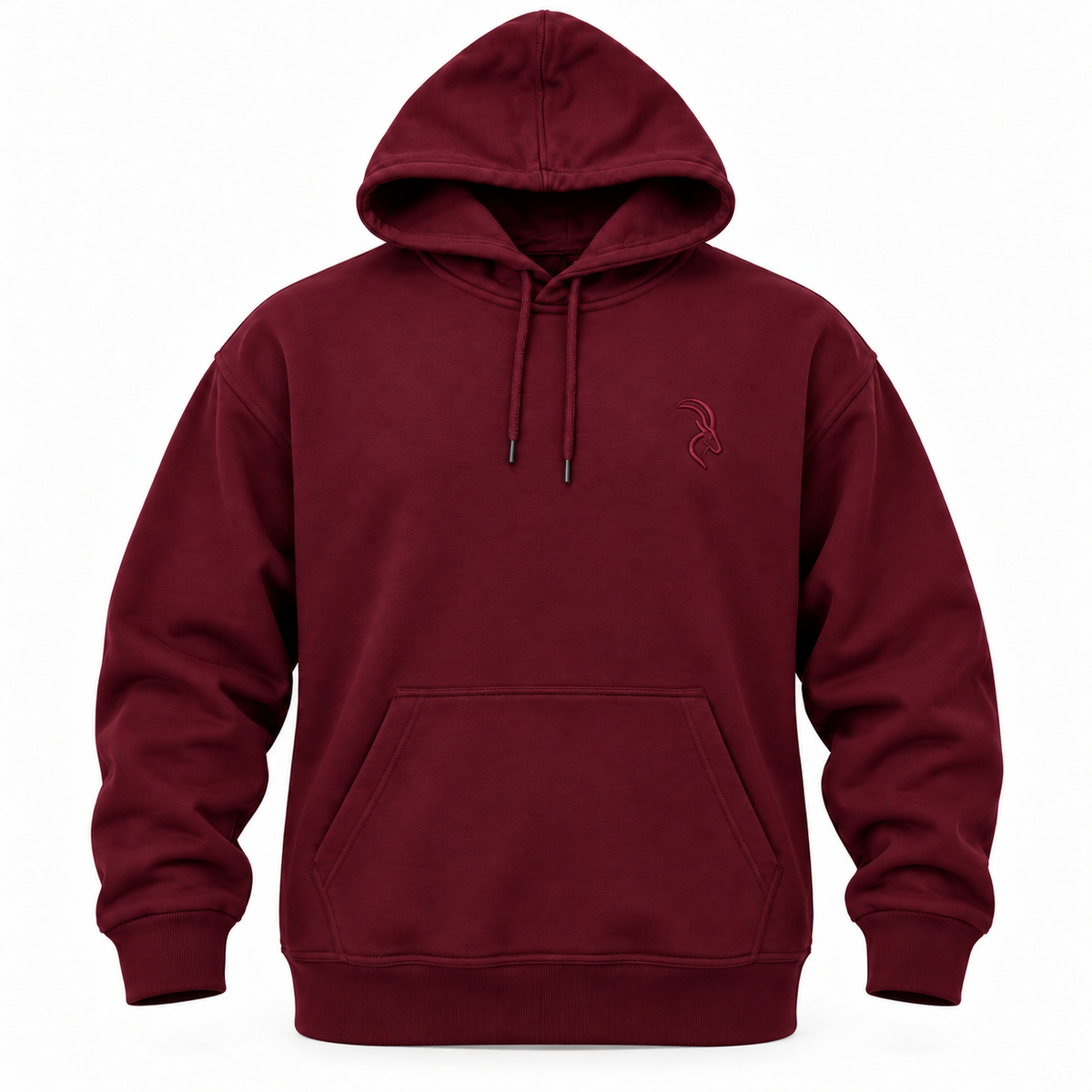 DIXWAR Women Premium Oversized Hoodie – Burgundy