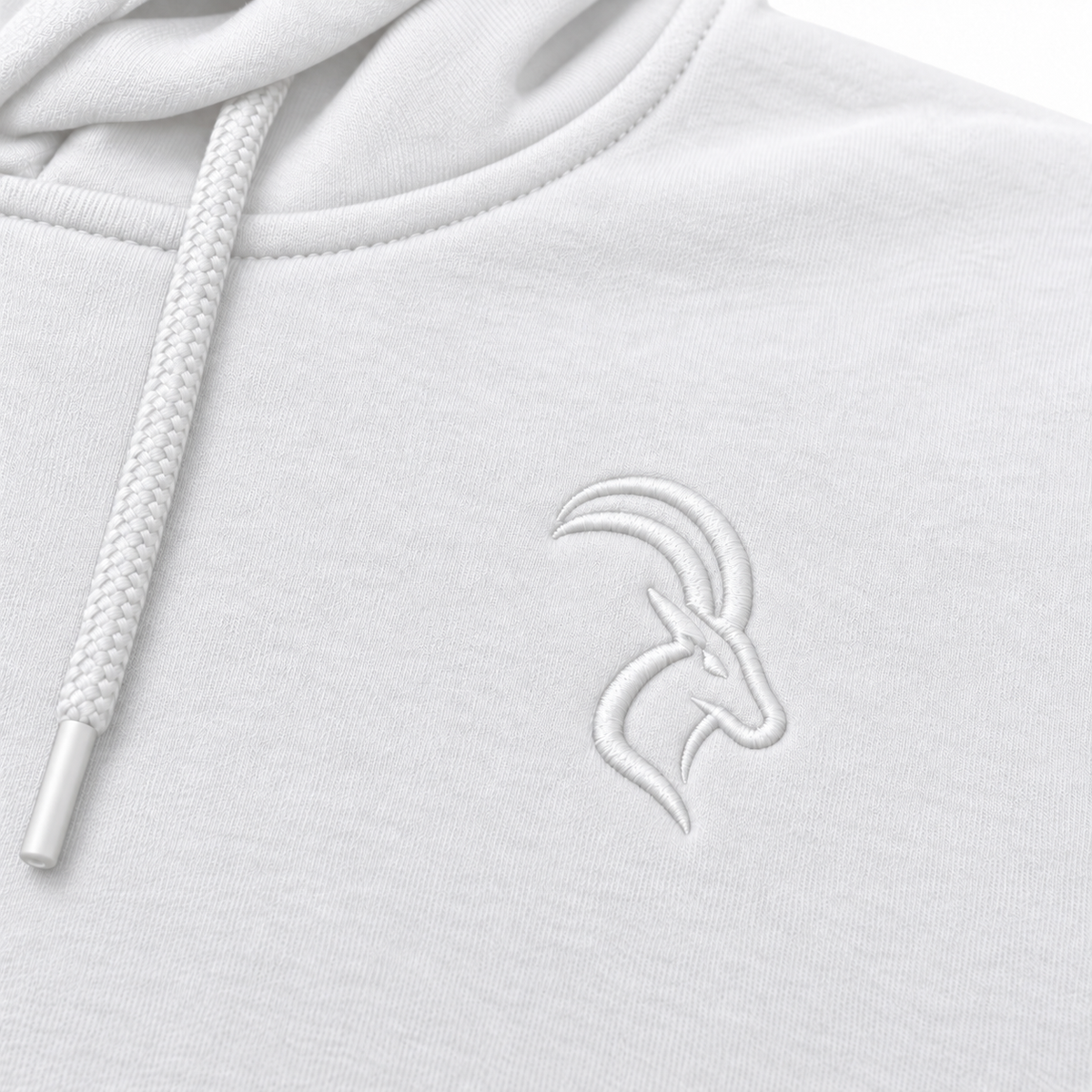 DIXWAR Premium Oversized-Hoodie – Weiß