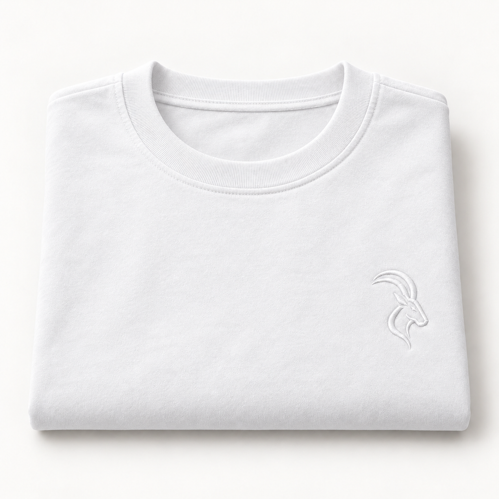 DIXWAR Women Premium Oversized Tee – White