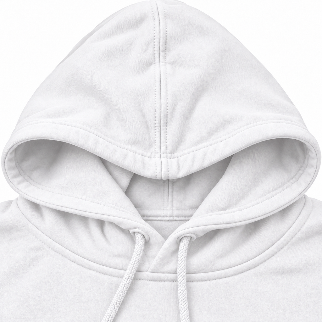 DIXWAR Premium Oversized-Hoodie – Weiß