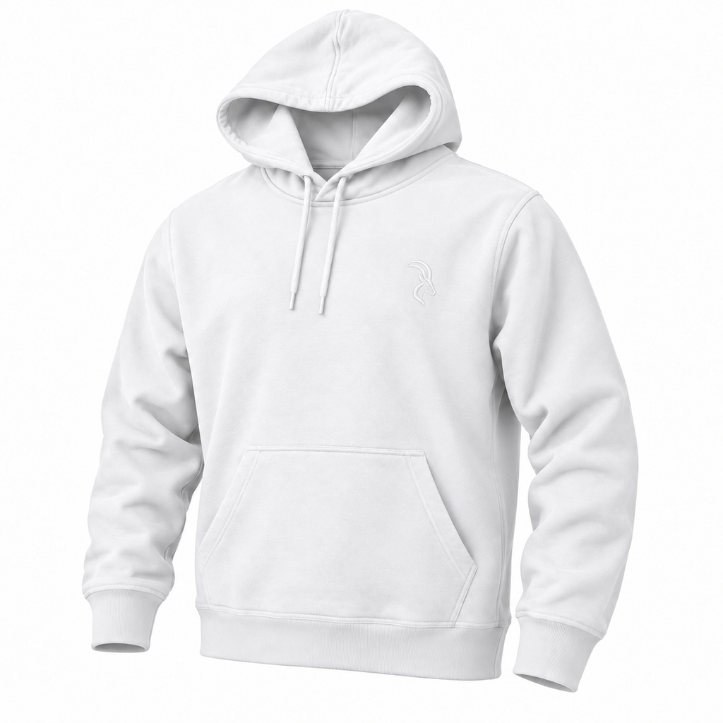 DIXWAR Premium Oversized-Hoodie – Weiß