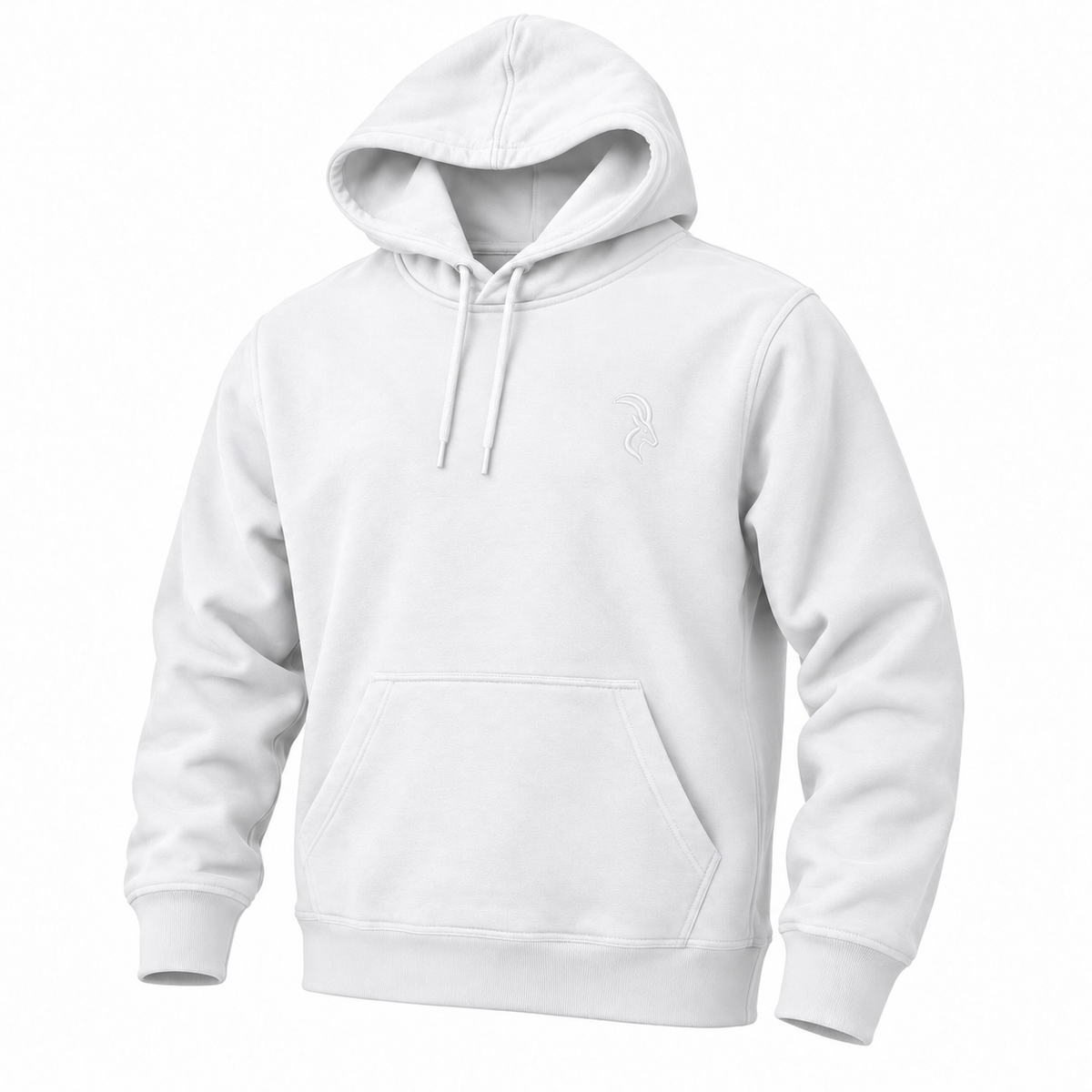 DIXWAR Women Premium Oversized Hoodie – White