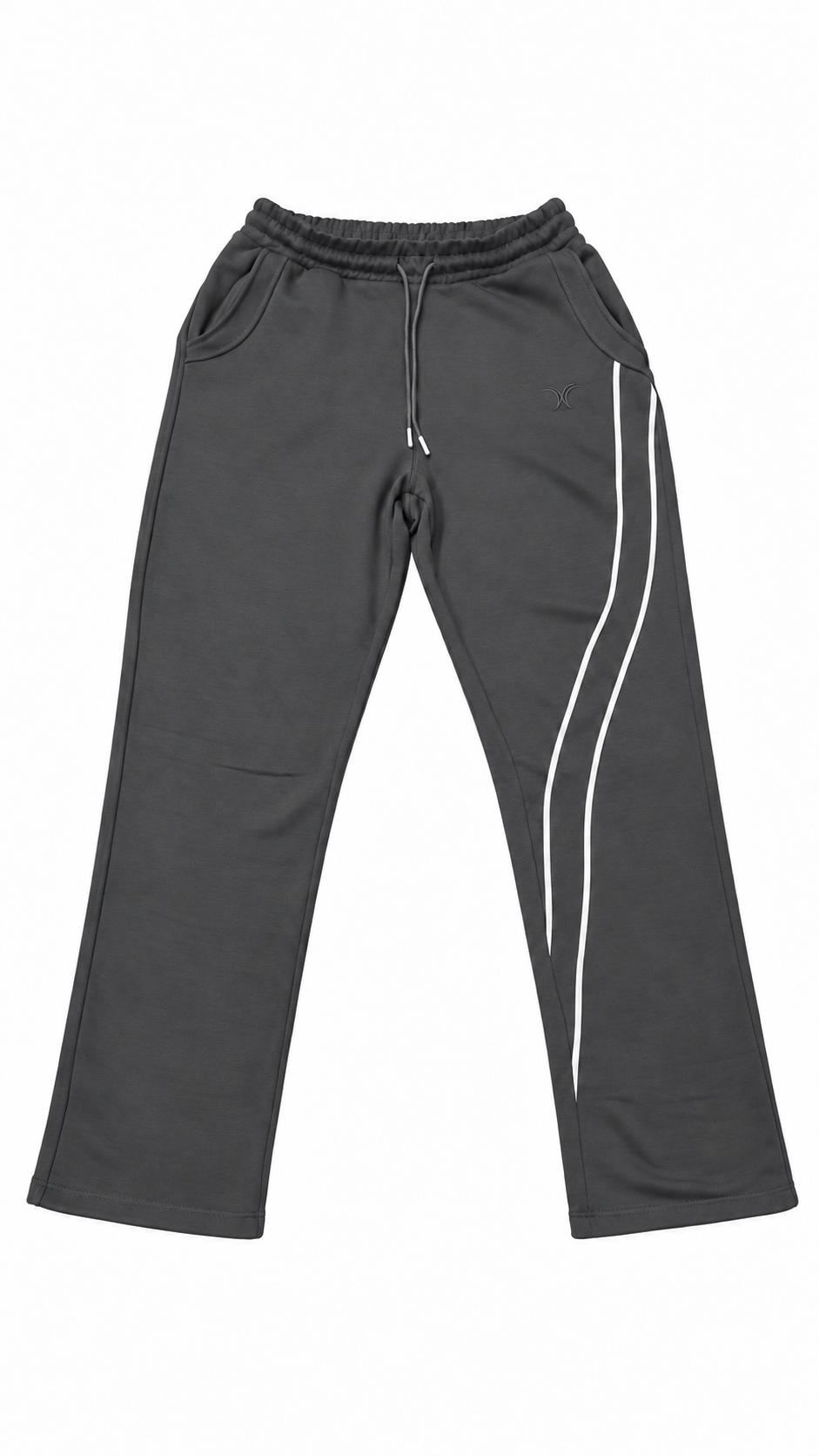 DIXWAR Women Premium Oversized Sweatpants – Smoky Grey