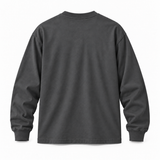 DIXWAR Premium Oversized Long Sleeve T-Shirt - Smoky Grey