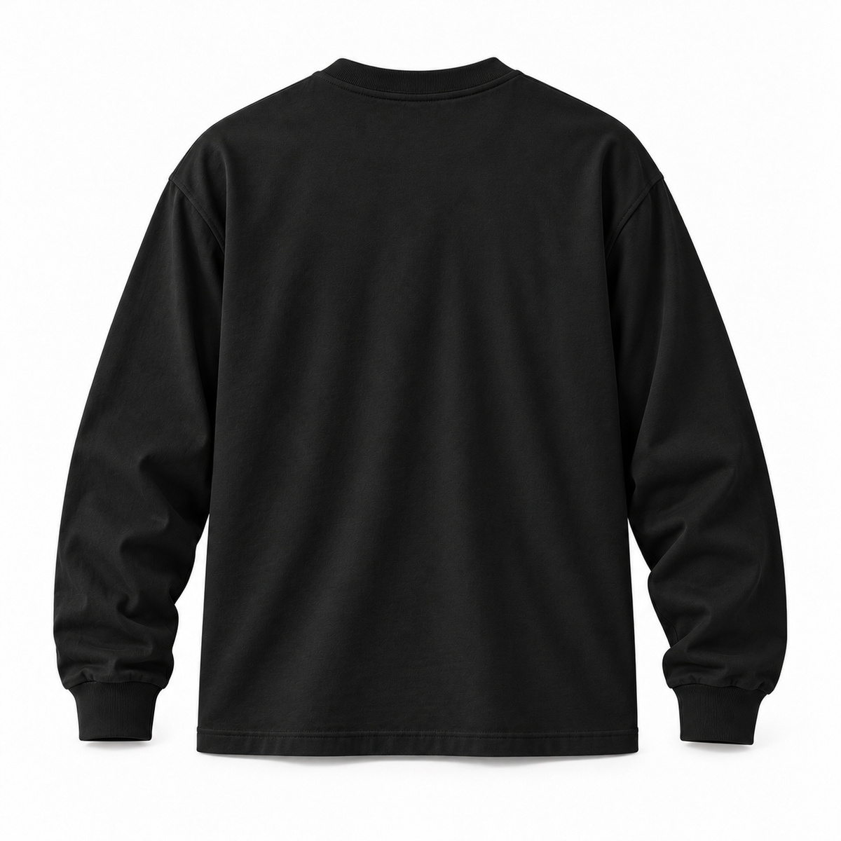 DIXWAR Premium Oversized Long Sleeve T-Shirt - Black