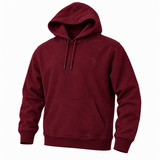 DIXWAR Premium Bol Kesim Kapüşonlu Sweatshirt – Bordo