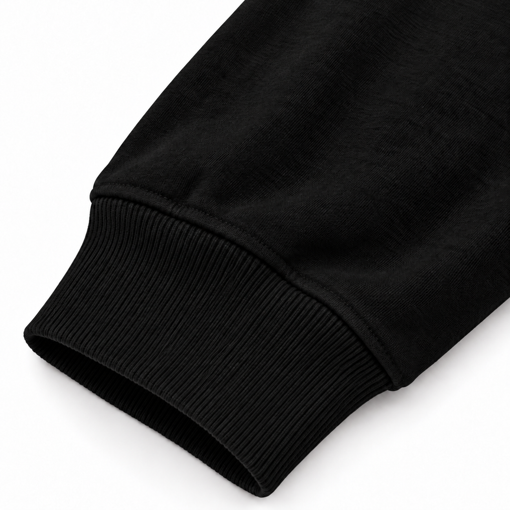 DIXWAR Premium Bol Kesim Kapüşonlu Sweatshirt – Siyah