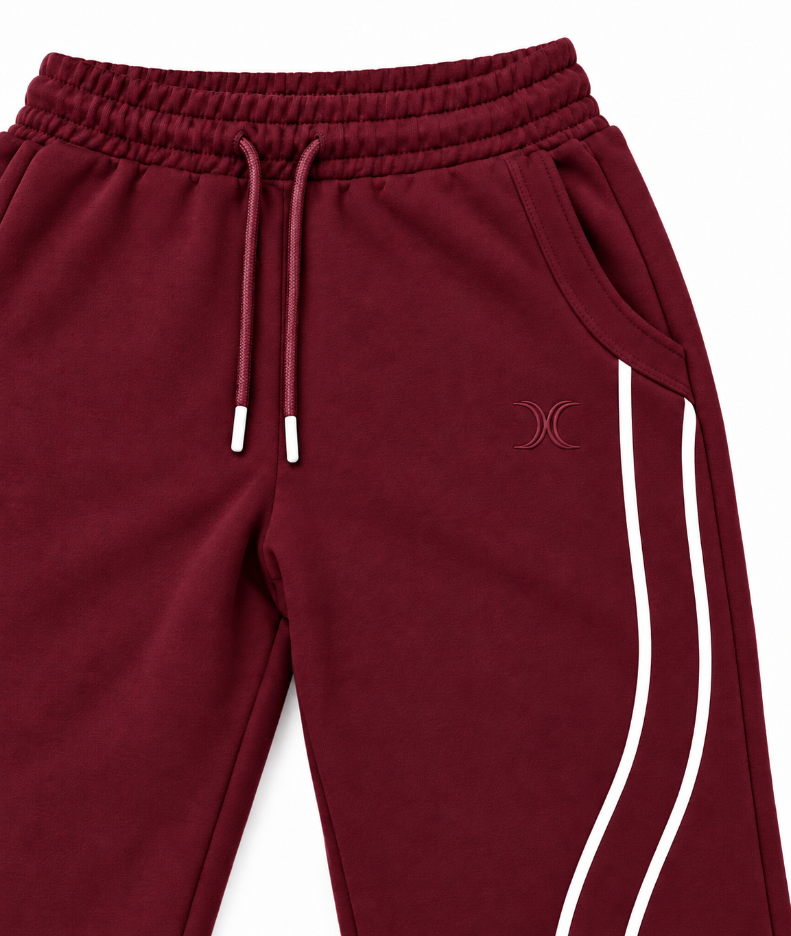DIXWAR Premium Bol Kesim Eşofman Altı – Bordo