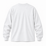 DIXWAR Premium Oversized Long Sleeve T-Shirt - White