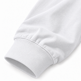 DIXWAR Premium Oversized Long Sleeve T-Shirt - White