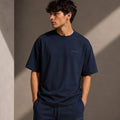 DIXWAR Premium Oversized Tee – Navy