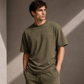 DIXWAR Premium Oversized Tee – Olive green
