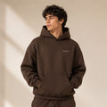 DIXWAR Premium Oversized Hoodie – Brown