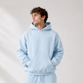 DIXWAR Premium Oversized Hoodie – Light blue