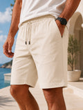 DIXWAR Premium Oversized Shorts –  Cream
