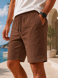 DIXWAR Premium Oversized Shorts –  Brown