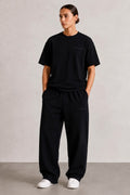 DIXWAR Premium Oversized Jogginghose – Schwarz