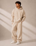 DIXWAR Premium Oversized Hoodie – Beige