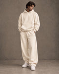 DIXWAR Premium Oversized Sweatpants – Cream